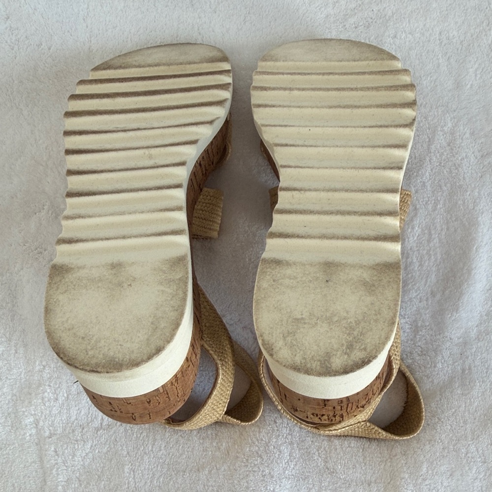 Steve Madden Bandi Espadrille Platform Sandal | Natural Raffia | Size 8.5 - Picture 16 of 16
